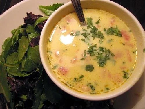 Call Me Corny But I Love Corn Soup with Salsa