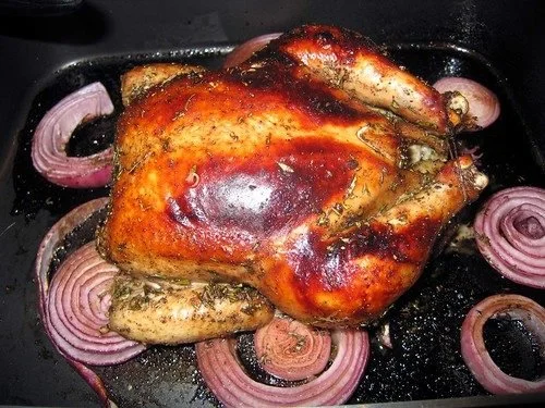 Balsamic Glazed Chicken With Grilled Radicchio & A Farm Wife’s Fresh Pear Tart