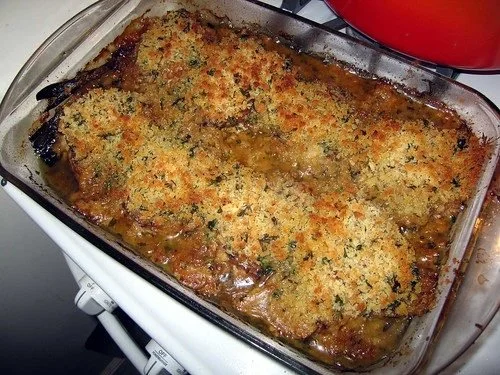 Devil’s Chicken Thighs with Braised Leeks and Dijon Mustard