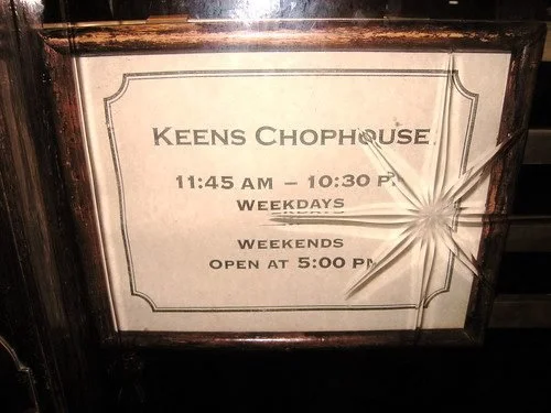 Man vs. Beast at Keens Chophouse