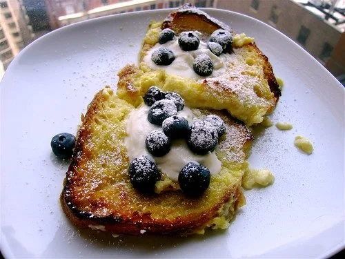 Catch-Up! (Baked French Toast & Bacon, Po, Paula Dean in Europe, Spring Awakening, Summer Sour Cherry Soda, Casa Mono, Dim Sum)