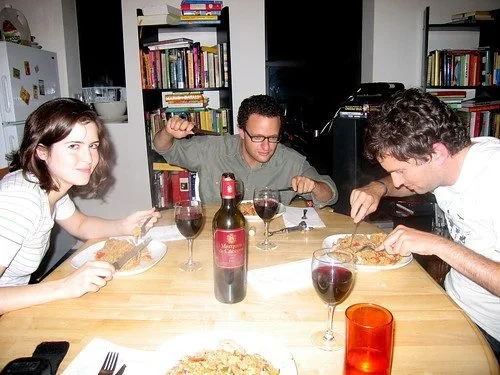 The Secret To A Successful Dinner Party Is A Big Pot of Food and Dessert