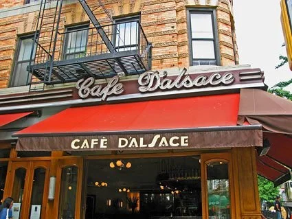 Great New York Lunches: Boudin Blanc & Beer at Cafe D’Alsace