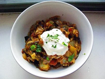 Spiced Eggplant Salad