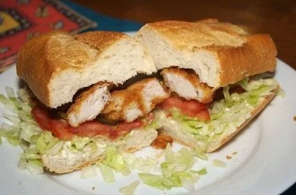 A Sweetbreads Po-Boy