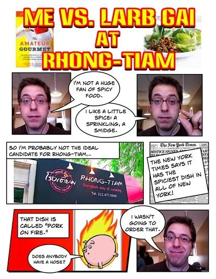 Me vs. Larb Gai at Rhong-Tiam