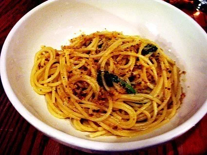 Spaghetti with Ramps at Franny’s