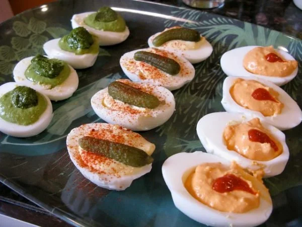 Deviled Eggs, Three Ways