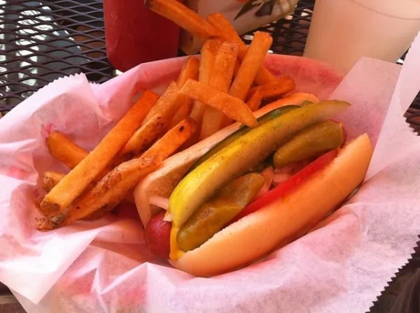 My First Chicago-Style Hot Dog