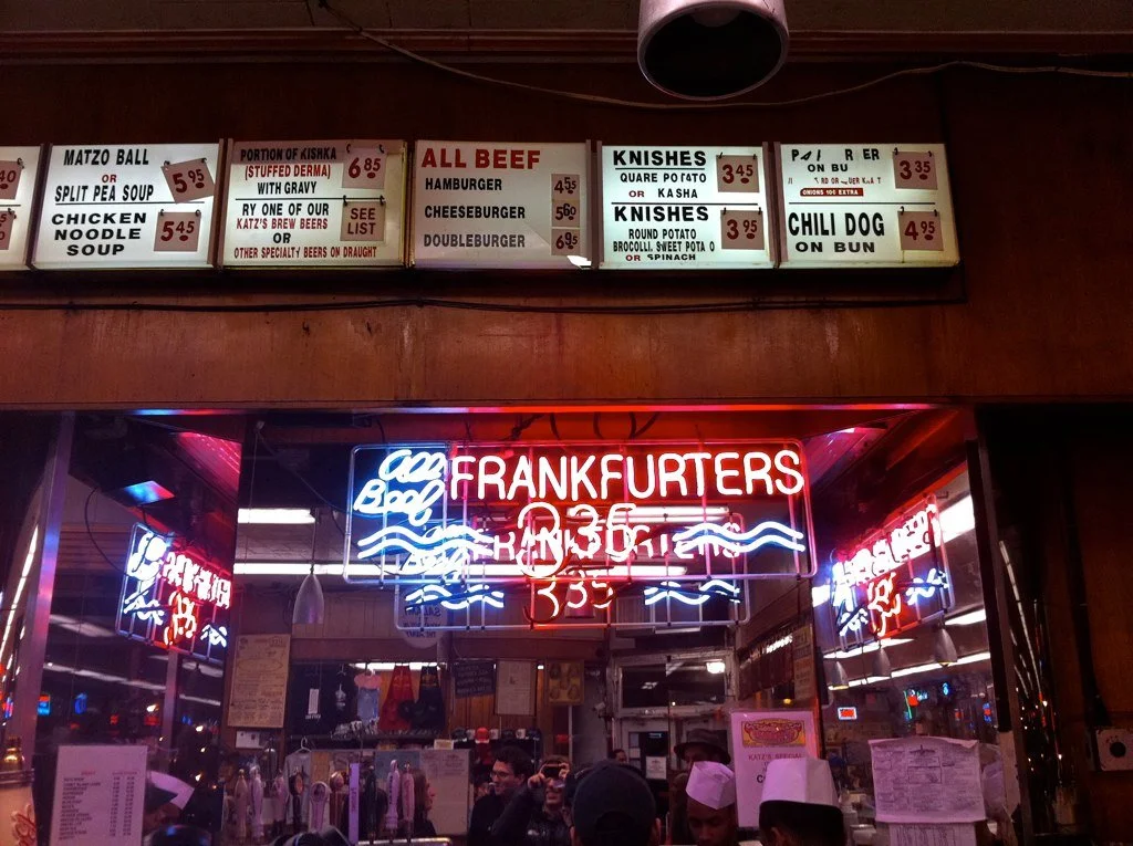 The Hot Dog at Katz’s Deli