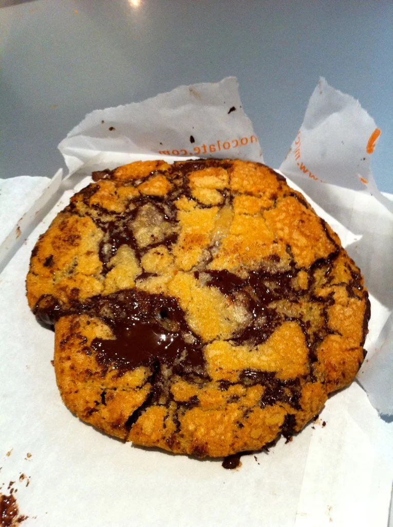 The Warm Chocolate Chip Cookie at Jacques Torres