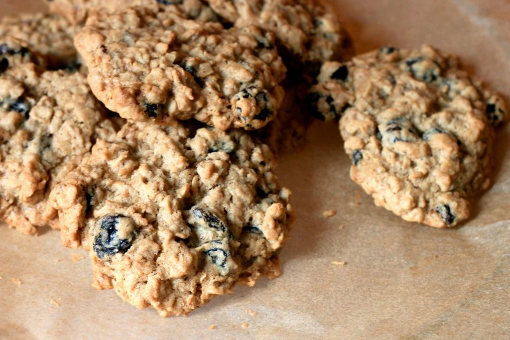 European-Style Oatmeal Raisin Cookies