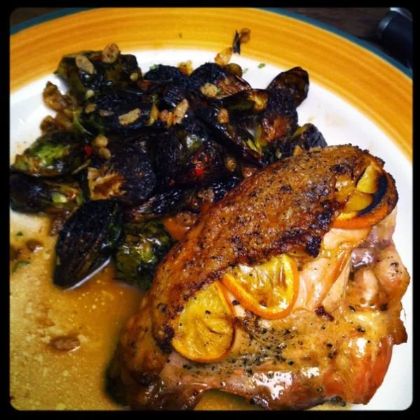 Three Chicken Dinners: Meyer Lemon Stuffed Chicken Breast, Italian Sweet & Sour Chicken & Chicken with Lentils and Marsala Gravy