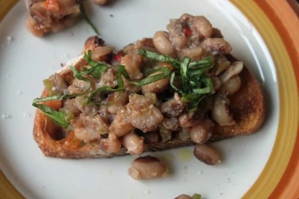 Yesterday’s Beans Are Today’s Bruschetta Topping