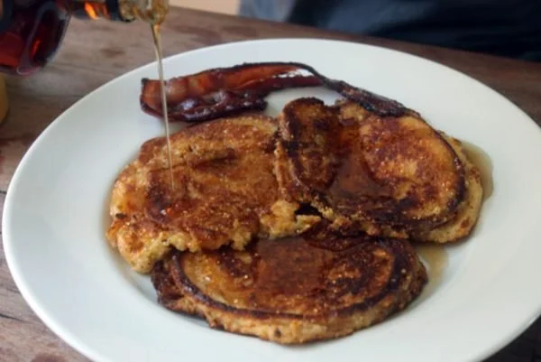 Buttermilk Cornmeal Pancakes