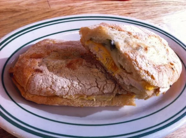 A Lebanese Sandwich at Porchetta and Pretzel Fries at Shopsin’s