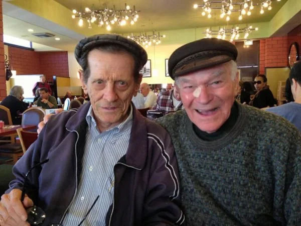 Uncle Jerry and Joe Turkel at Fromin’s Deli