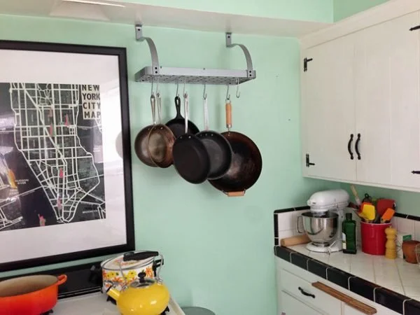 I Love My New Pot Rack (PLUS: A Kitchen Makeover)