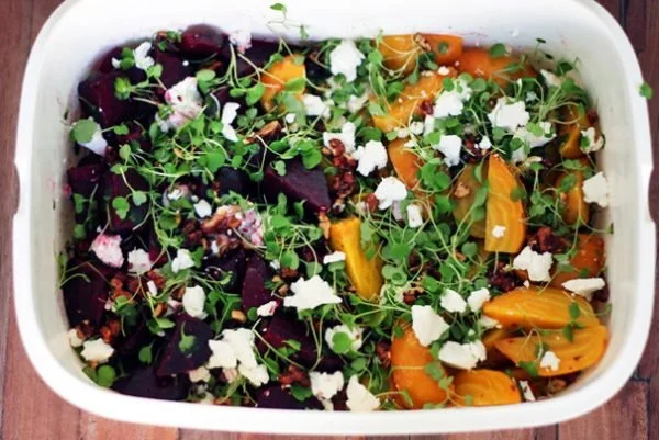 Beets of the Southern Wild with Candied Quvenzhané Walnuts