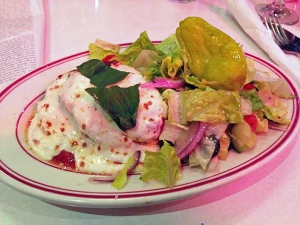 Salad on the Same Plate as Dinner