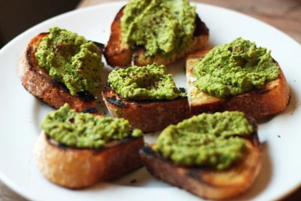 Spring Pea Purée with Preserved Lemon