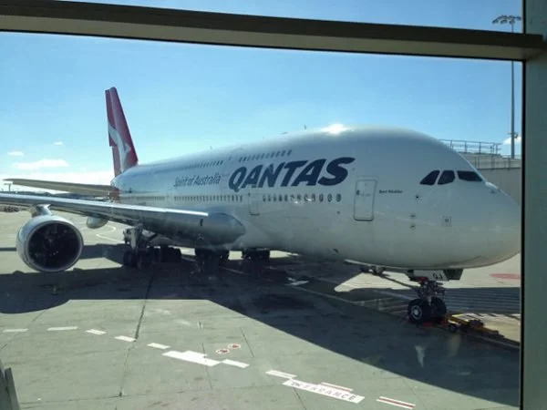 Flying to Australia, Qantas Food, The Sydney Airport, Hello Perth and Dinner at Lalla Rookh