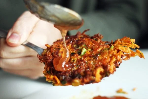 Sweet Potato Latkes and Regular Latkes Too