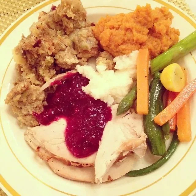 My Thanksgiving Plate 2014