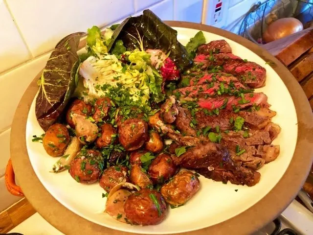 A Summery Steak Dinner