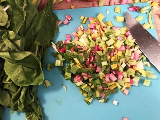 Taste The Rainbow Chard Frittata