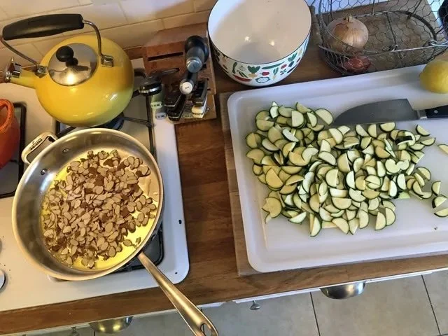 Pasta with Zucchini and Almonds