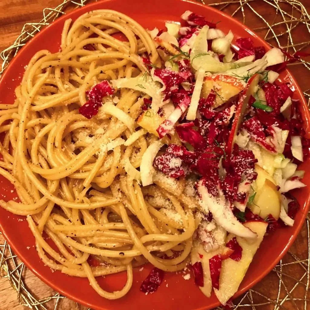 Salad on the Same Plate as Dinner, Revisited