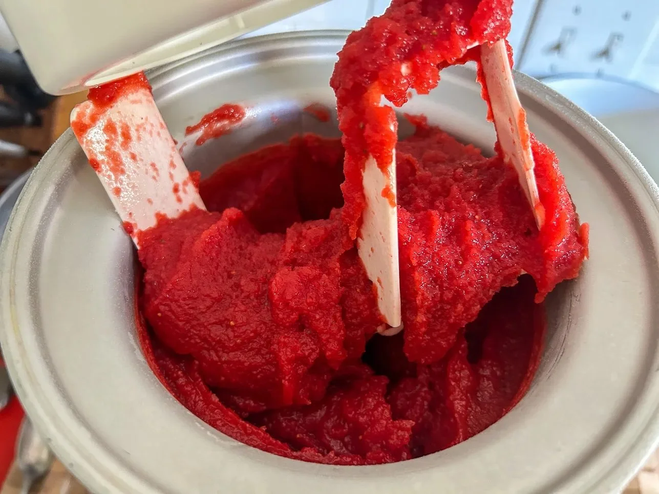 Sassy Strawberry Sorbet