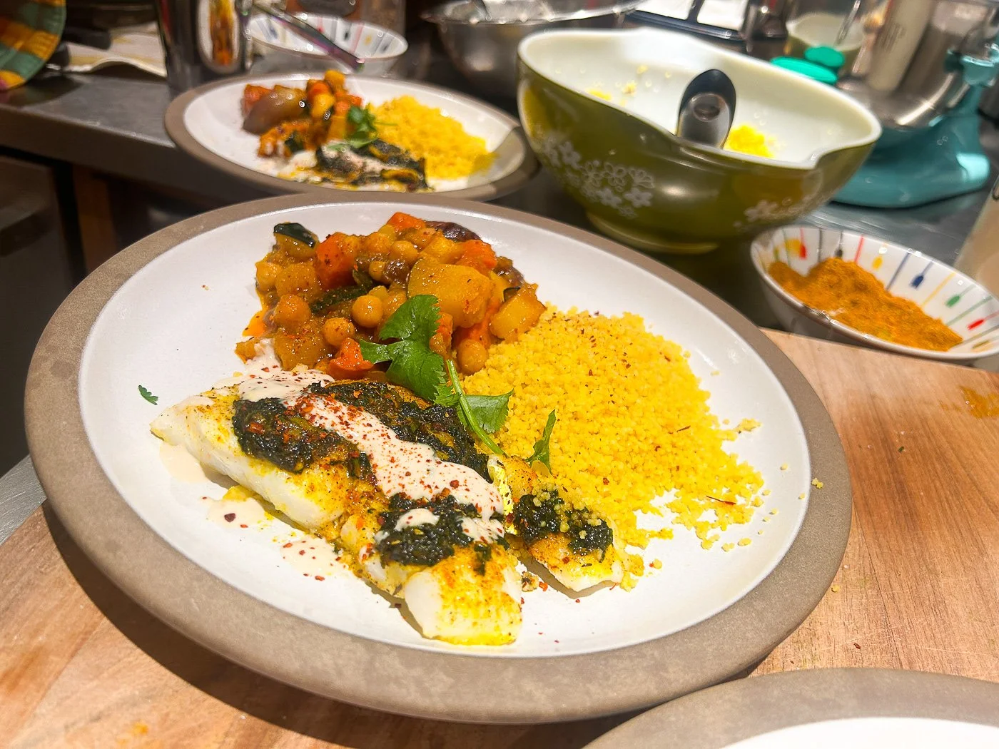 Ottolenghi’s Coriander-Crusted Cod with Winter Couscous