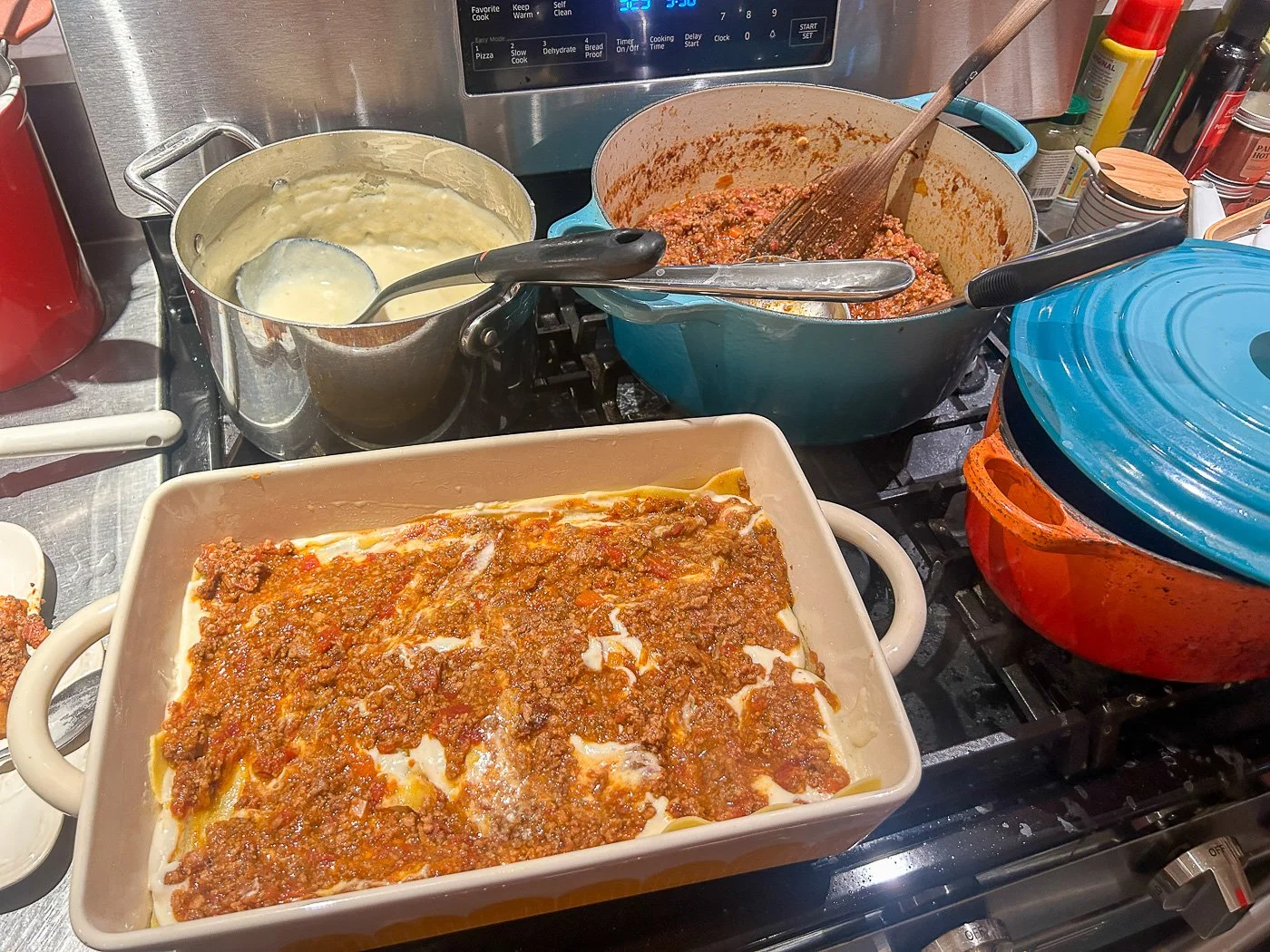 Six Hour Birthday Lasagna