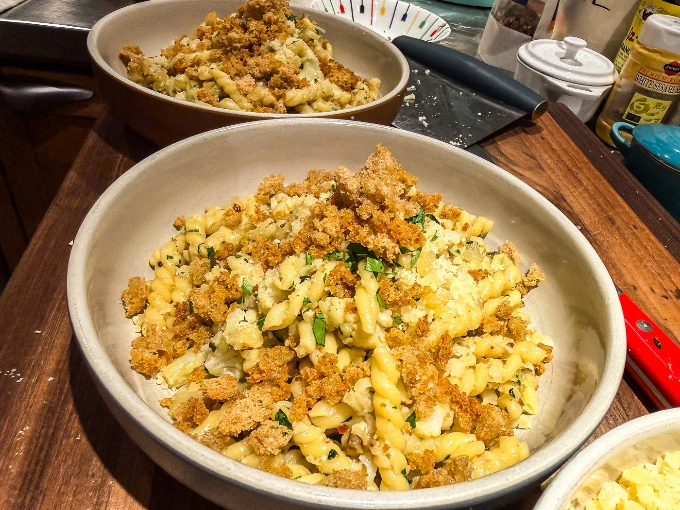 Spicy Cauliflower Pasta