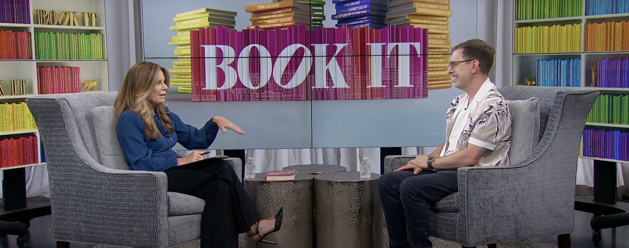 Talking Bagels, Tuna, and Food Person on “Book It”