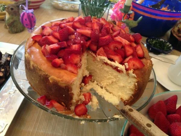 Double-The-Cream-Cheese Cheesecake