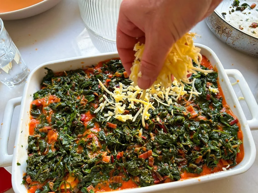 swiss chard lasagna