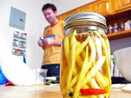 Pickled Yellow Wax Beans