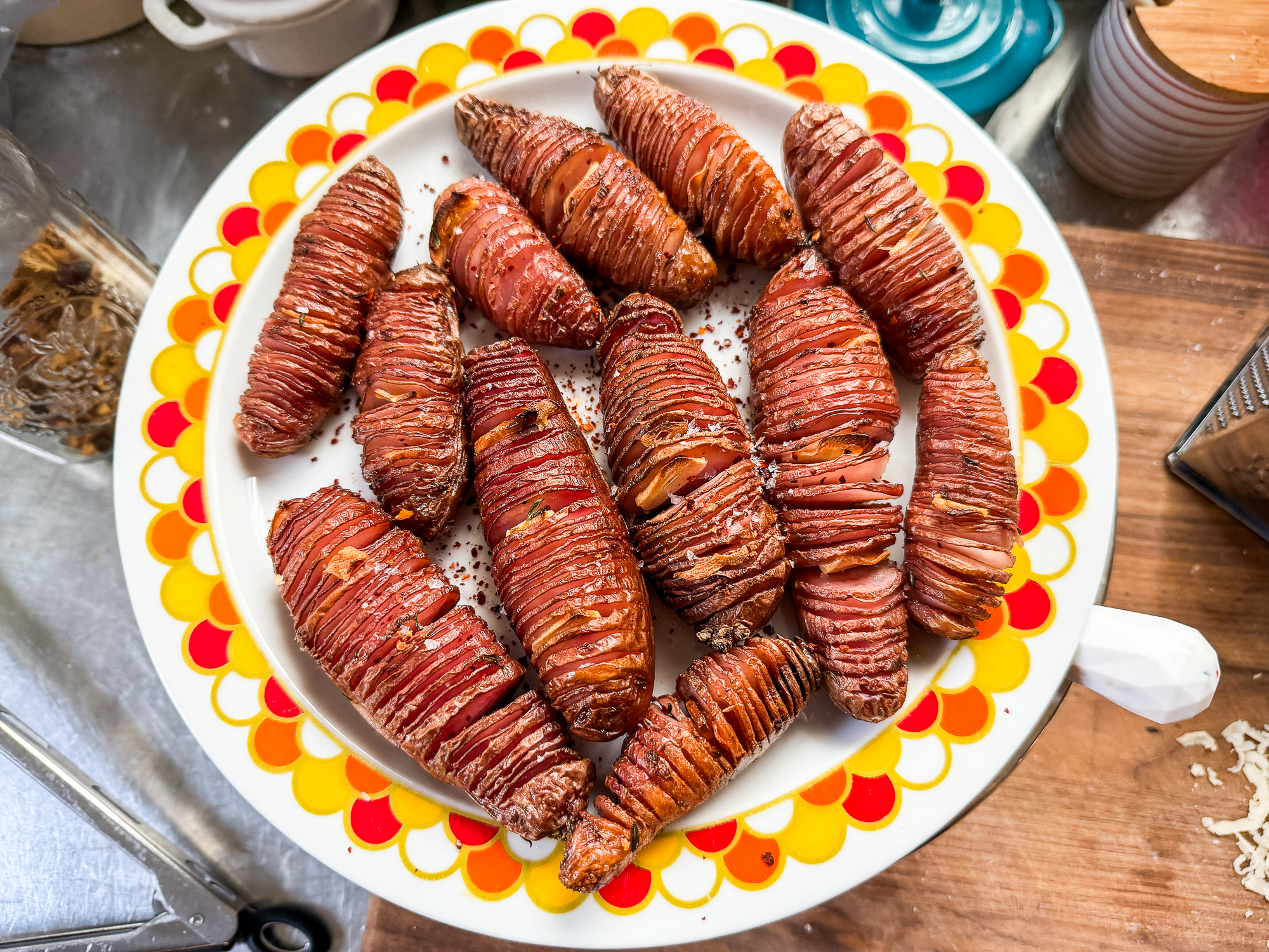 Extra-Crispy Hasselback Potatoes