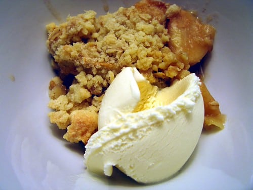 The Oscar Post: Chicken with 40 Cloves of Garlic, Saveur Magazine’s Apple Cobbler (with vanilla ice cream, of course) and Dazzling New YouTube Technology